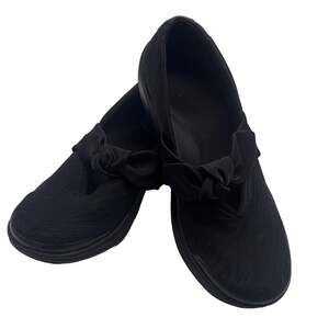Bzees Playful Slip On Comfort Shoes Black Size 9.5 M Lightweight Comfort Casual
